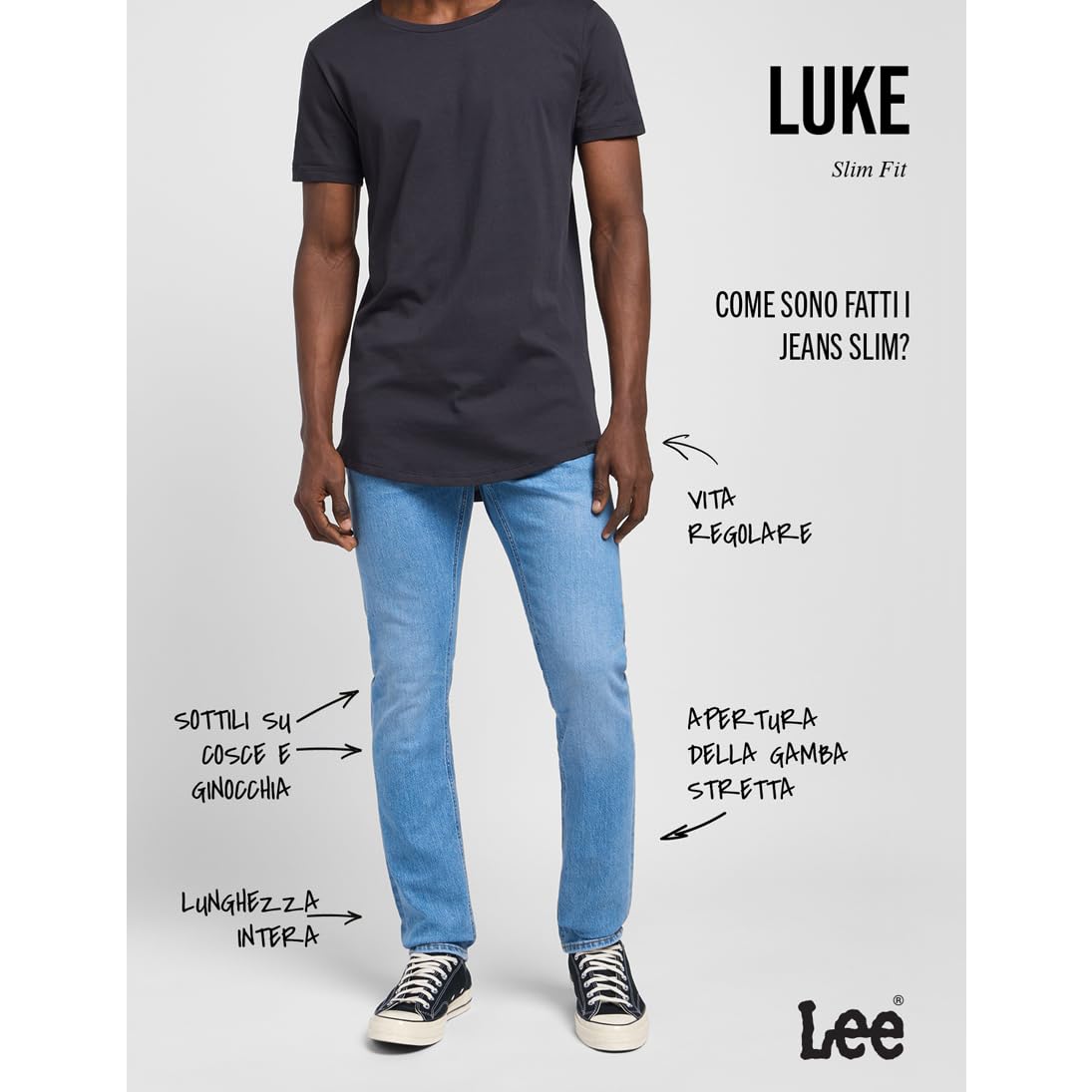 Lee - Luke, Jeans Uomo