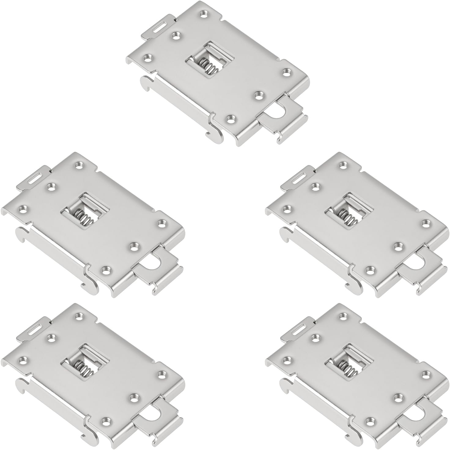 5pcs 35mm DIN Rail Mounting Clip for Single Phase Solid State Relay