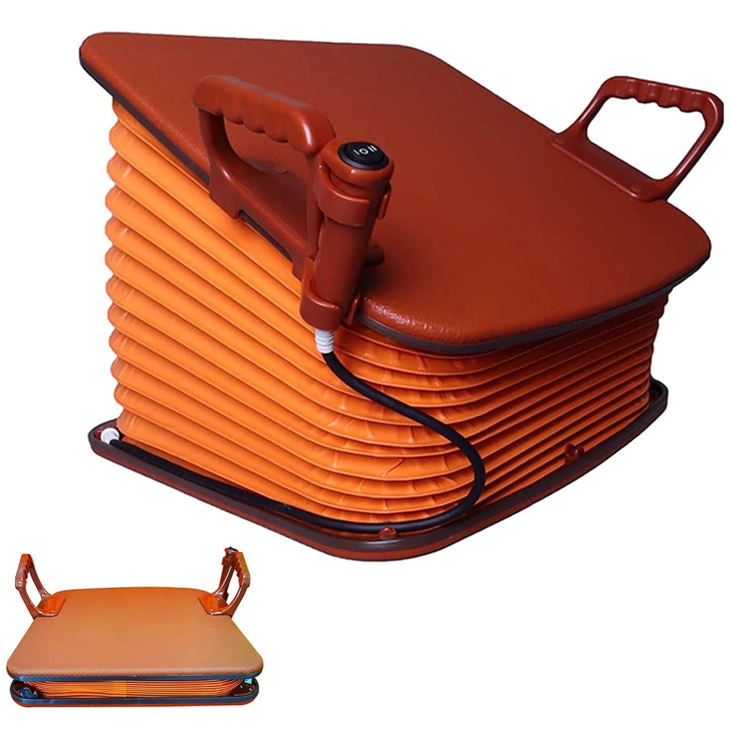 Qiang Cuscino di Sollevamento Elettrico,Aiuta Ad Alzarsi E Sedersi Lentamente,Ausilio per Mobilità Portatile E Sicuro per Malattie Muscolari,Ginocchia Deboli,Malessere degli Anziani,Disabili