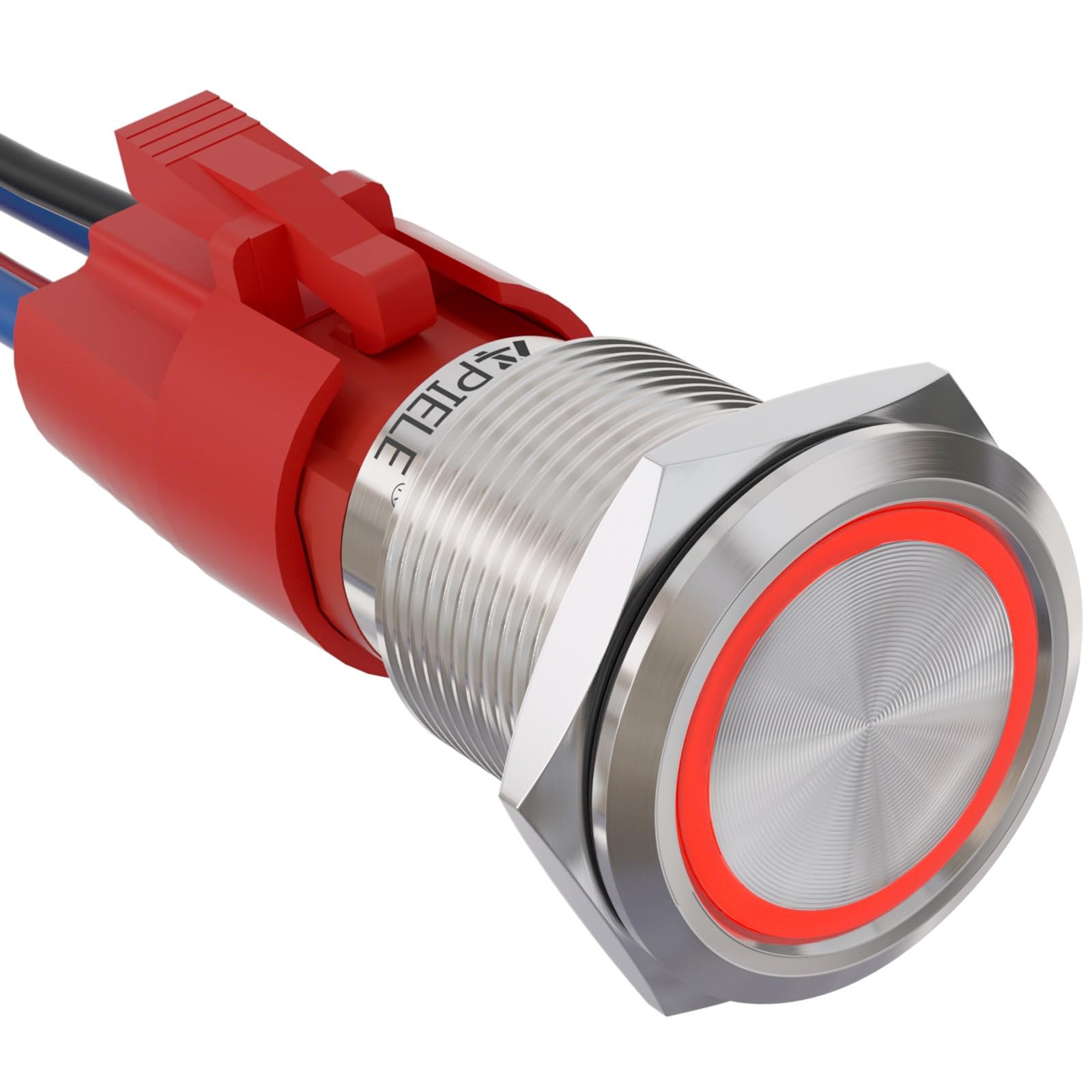 Amazon.com: APIELE 10 Amp 19mm Latching Push Button Switch 12V