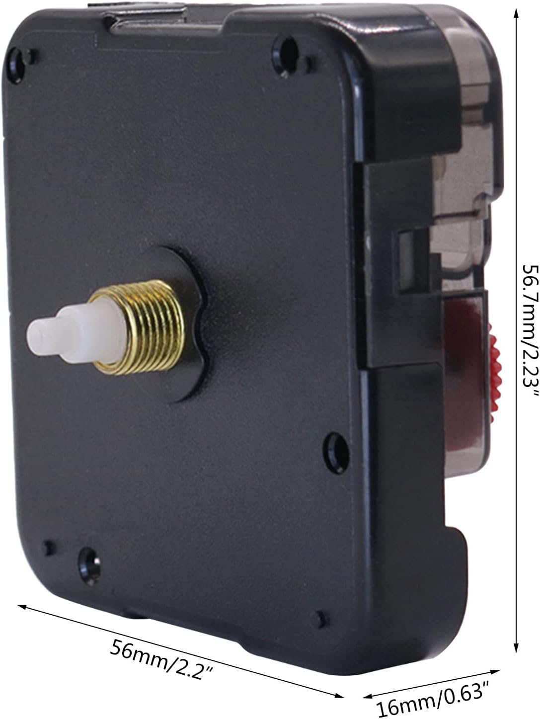 12888 Quartz Clock Replacement Movements Easy Installation Clock Repair Accessories Swing Mute Movement 1 Clock Mute Movement Replacement Long Shaft Operated Silent