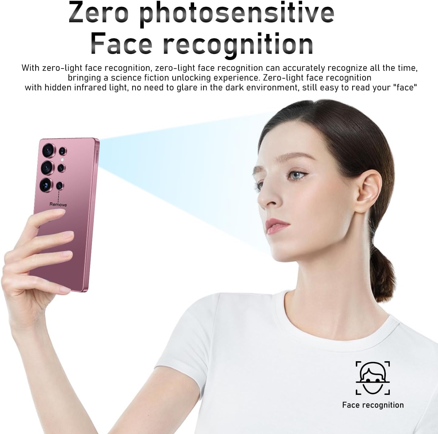 I25 Ultra Unlocked Smartphone,16+512GB Unlocked Phone,6.9" HD+ Display,Built in Pen,Snapdragon 8 Gen3 7000mAh Dual Speakers 5G/Face ID/Fingerprint Lock/Dual SIM/GPS (Rose)