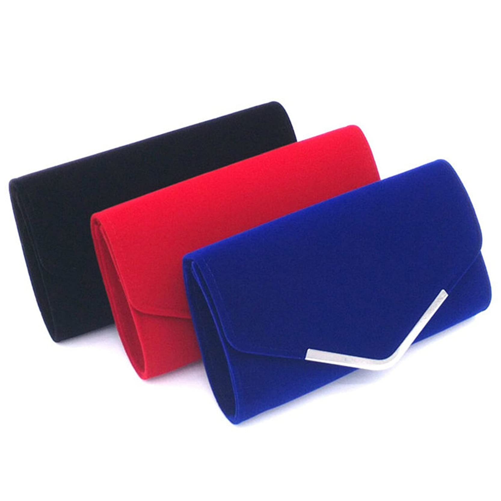 Moda Borsa da Sera Donna Pochette Borsa Tracolla, Busta della busta di velluto da donna Borsa da sera Elegante borsa da sera Ladies Borsa a tracolla a tracolla a tracolla Bid Bidal Party Prom Borse da
