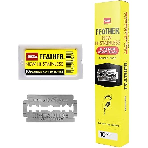 Feather Razor Blades Hi-stainless Double Edge 200 pcs