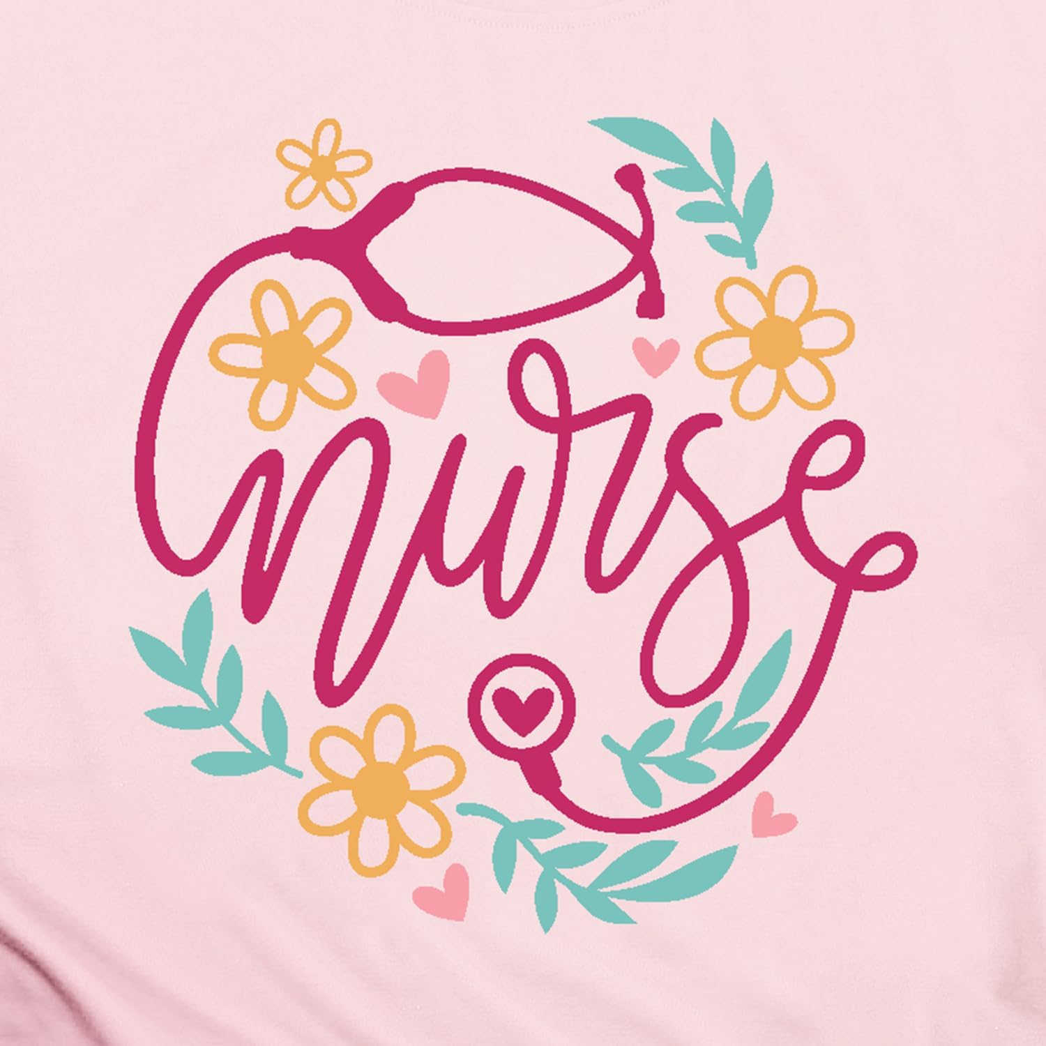Womens Nurse Shirts School Nurse T-Shirts Nursing Life Tee Tops - Image 5