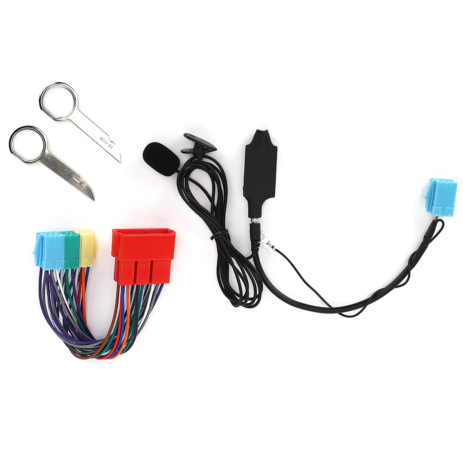 Adaptador de audio AUX, adaptador de audio Bluetooth con altavoz estéreo de coche de repuesto para A2 A3 8L 8P A4 B5 B6 B7 A6