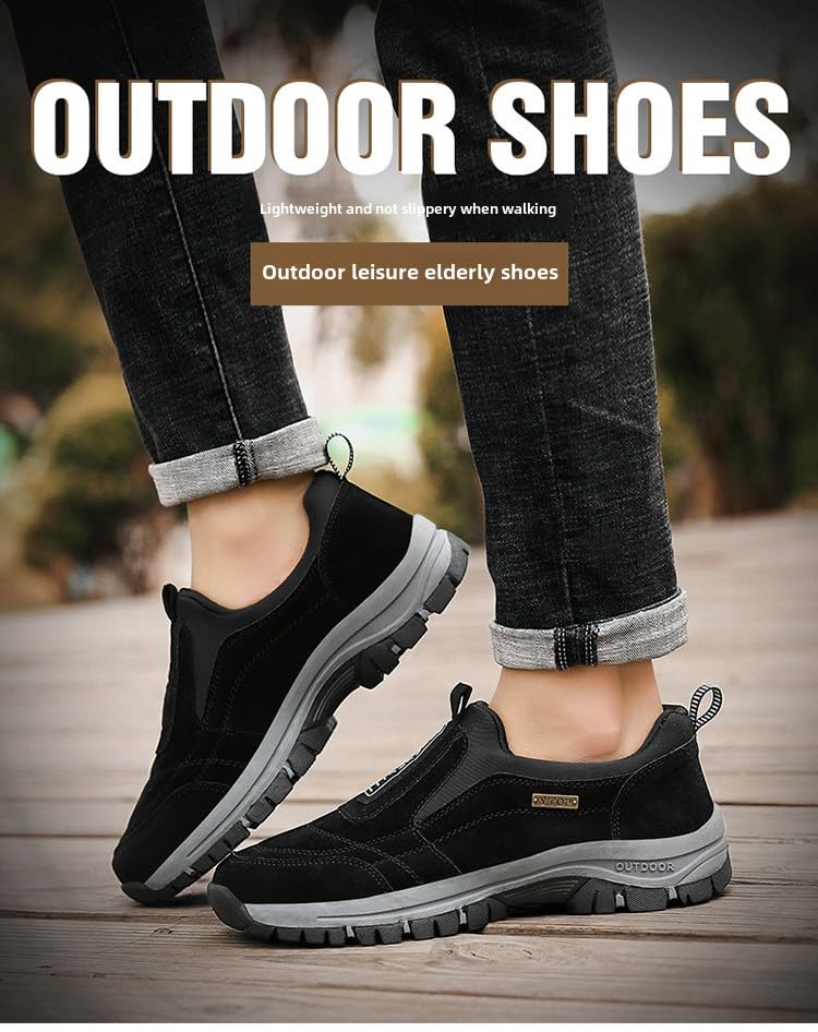 Orthopedic Shoes Ergonomic Shoe for Pain Relief Men one-Step Hiking Shoes, wear-Resistant and Non-Slip Outdoor Shoes2