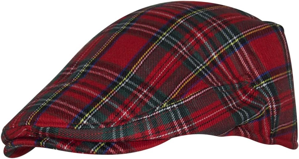 Tartan Traditions Royal Stewart Flat Cap Hat