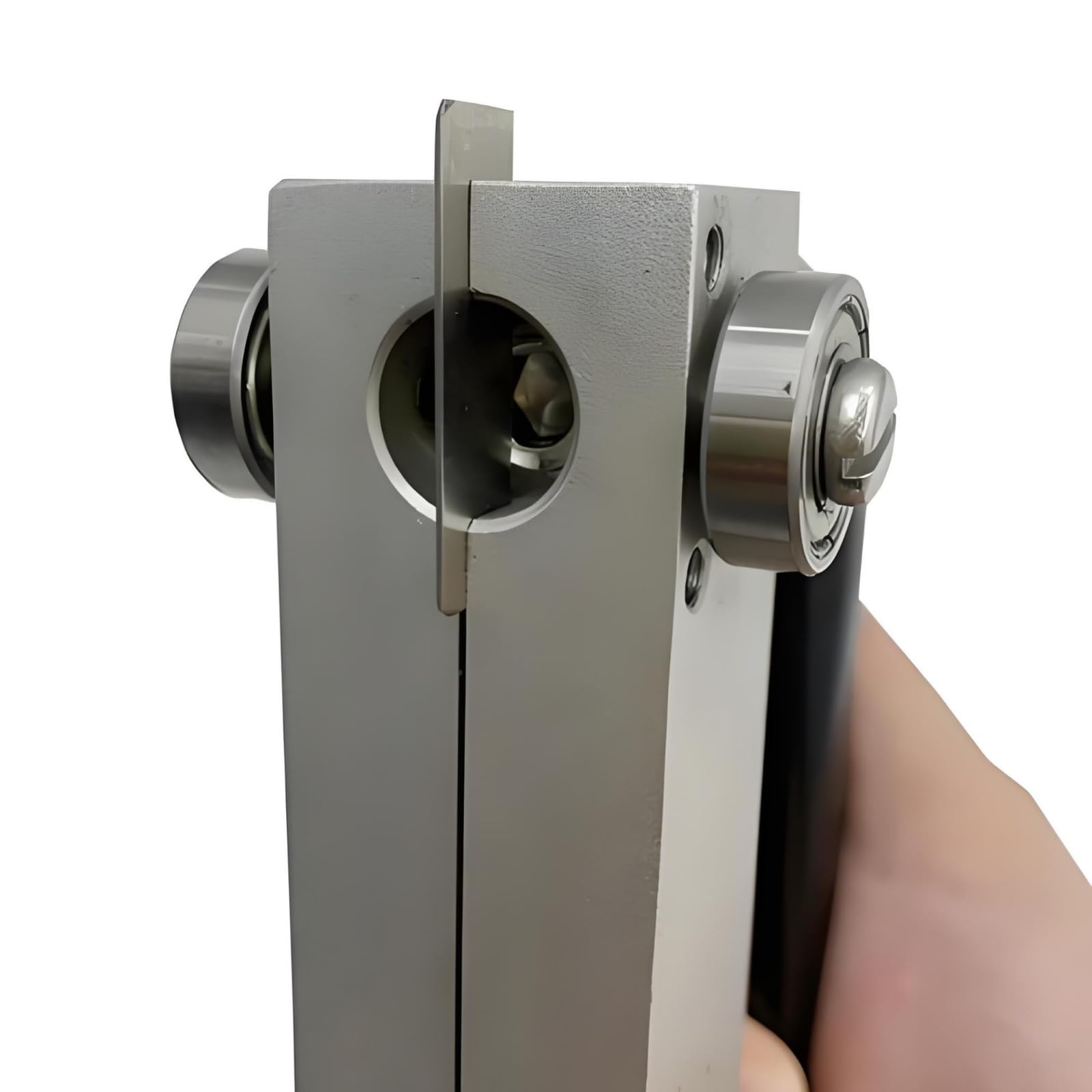 Scanalatore Manuale con Ruote Guida Preciso Utensile con Puleggia Guida Professionale Scanalatrice per Posatori, Insttori, Posa di Pavimenti, Piccolo
