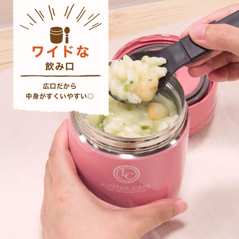 Amazon｜アスベル 保温ランチジャー ピンク 380ml ランタス
