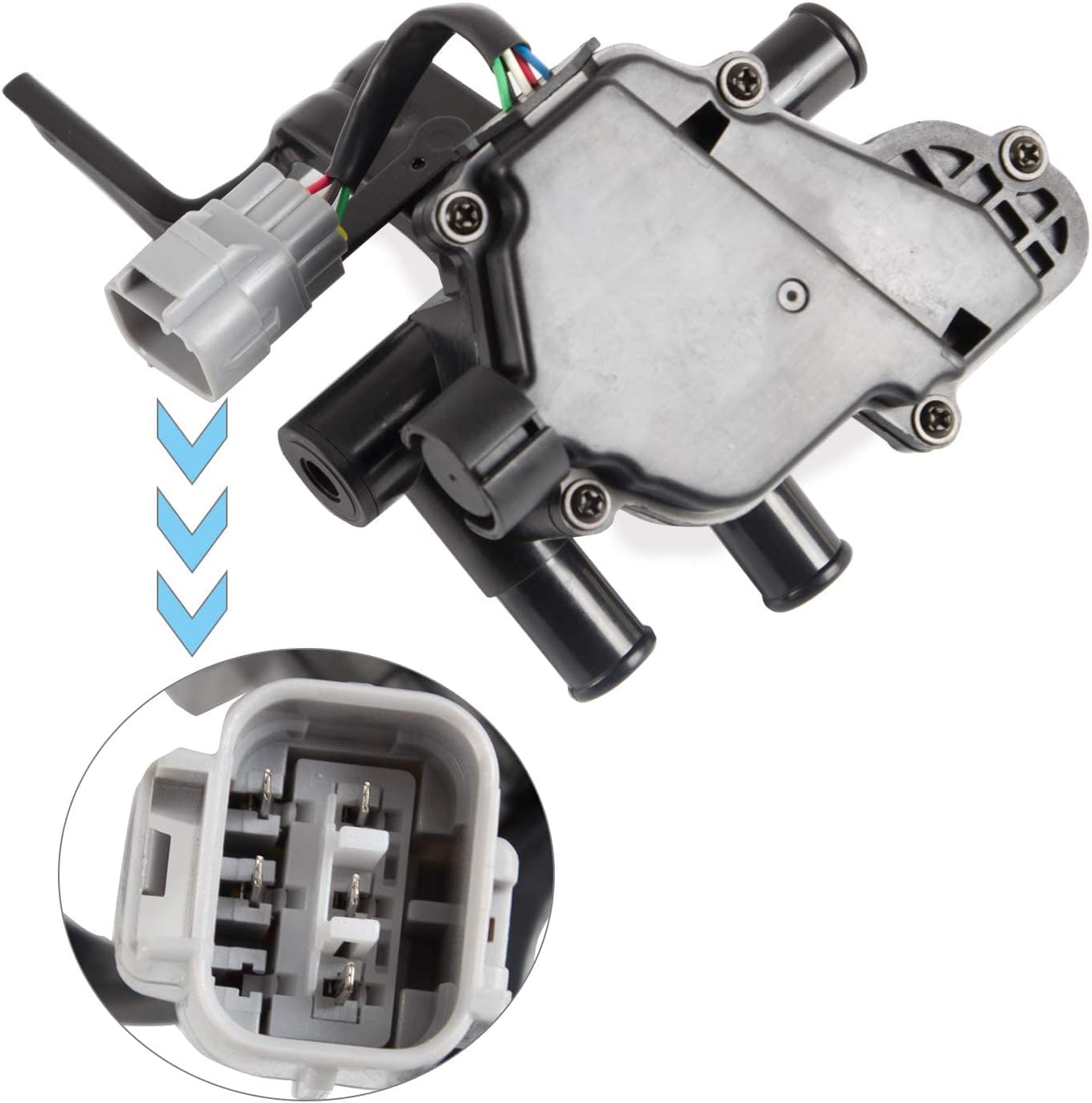 Ransoto 1667021010 Coolant Control Valve Coolant Water Valve Compatible with 2004