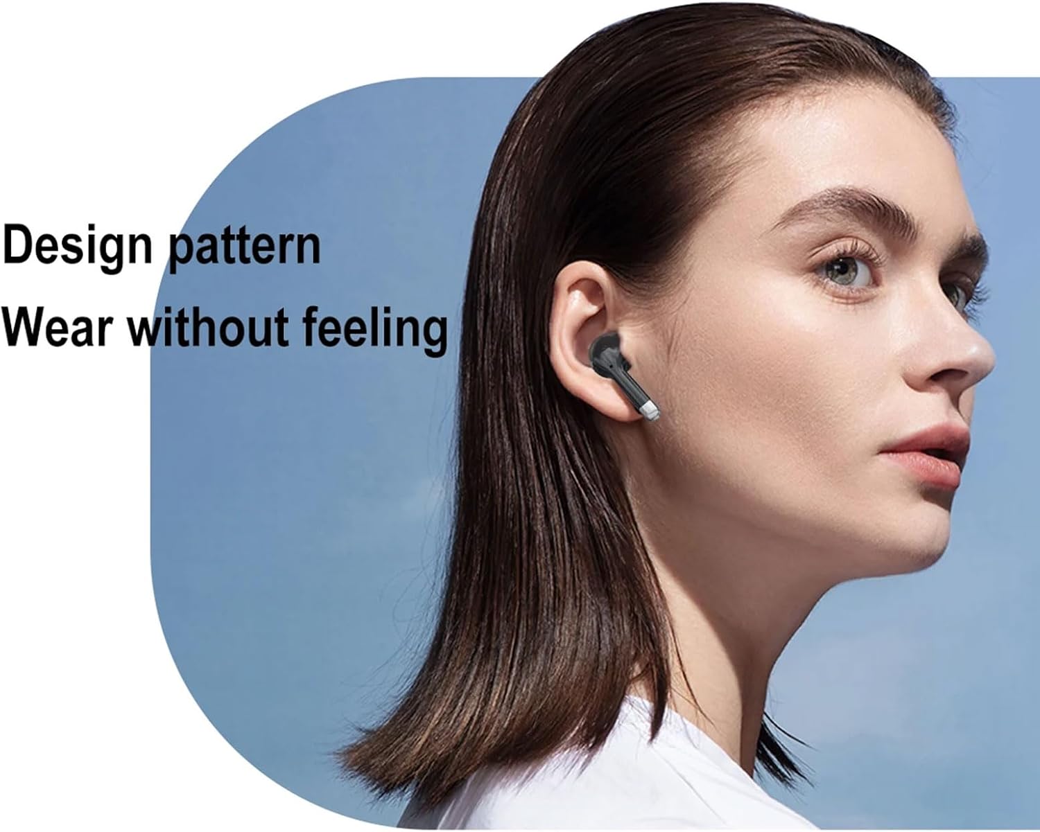 Smart Watch with Earbuds,2 in 1 Build-in TWS Wireless BT5.0 Earphone Fitness Sports Health Monitor Black D8 pro