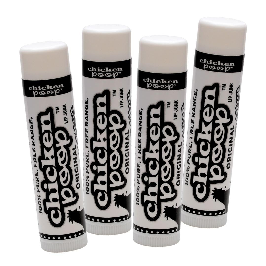 .15 oz. Hen Poop® ORIGINAL FLAVOR Lip Junk for Dry, Chapped Lips, …