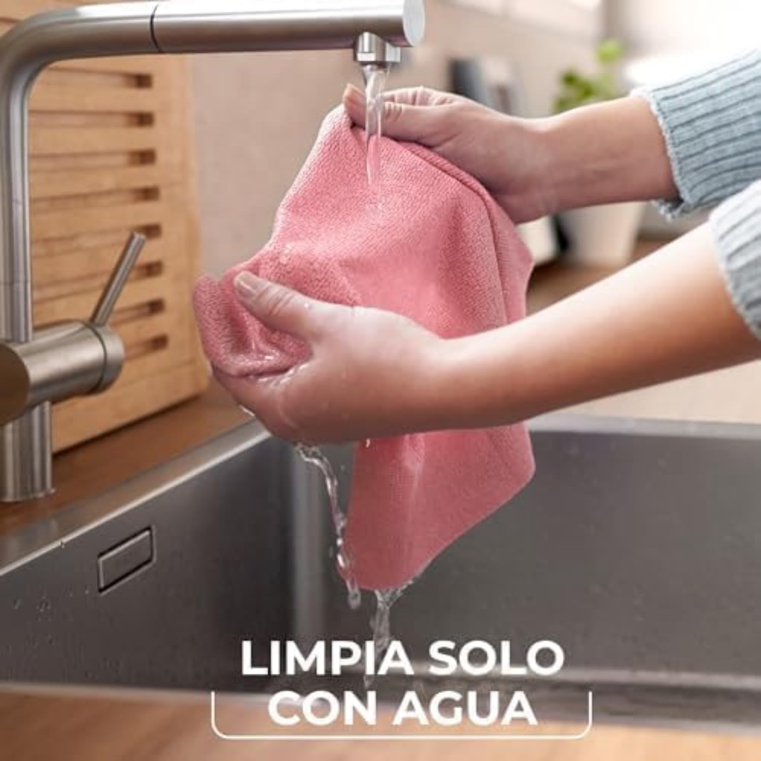 SPESA & RISPARMIO Panno in Microfibra Universale Extra Assorbente – Effetto Senza Aloni – Lavabile e Riutilizzabile – Confezione da 2 Pezzi – Variazioni 4/8/12 Pezzi (12)
