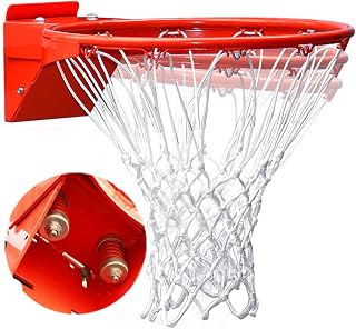 Proslam 180° Heavy Duty Breakaway Basketball Rim - 18" Professional Flex Rim for 5x5, 5x4, 4x3, 5x3 Backboards