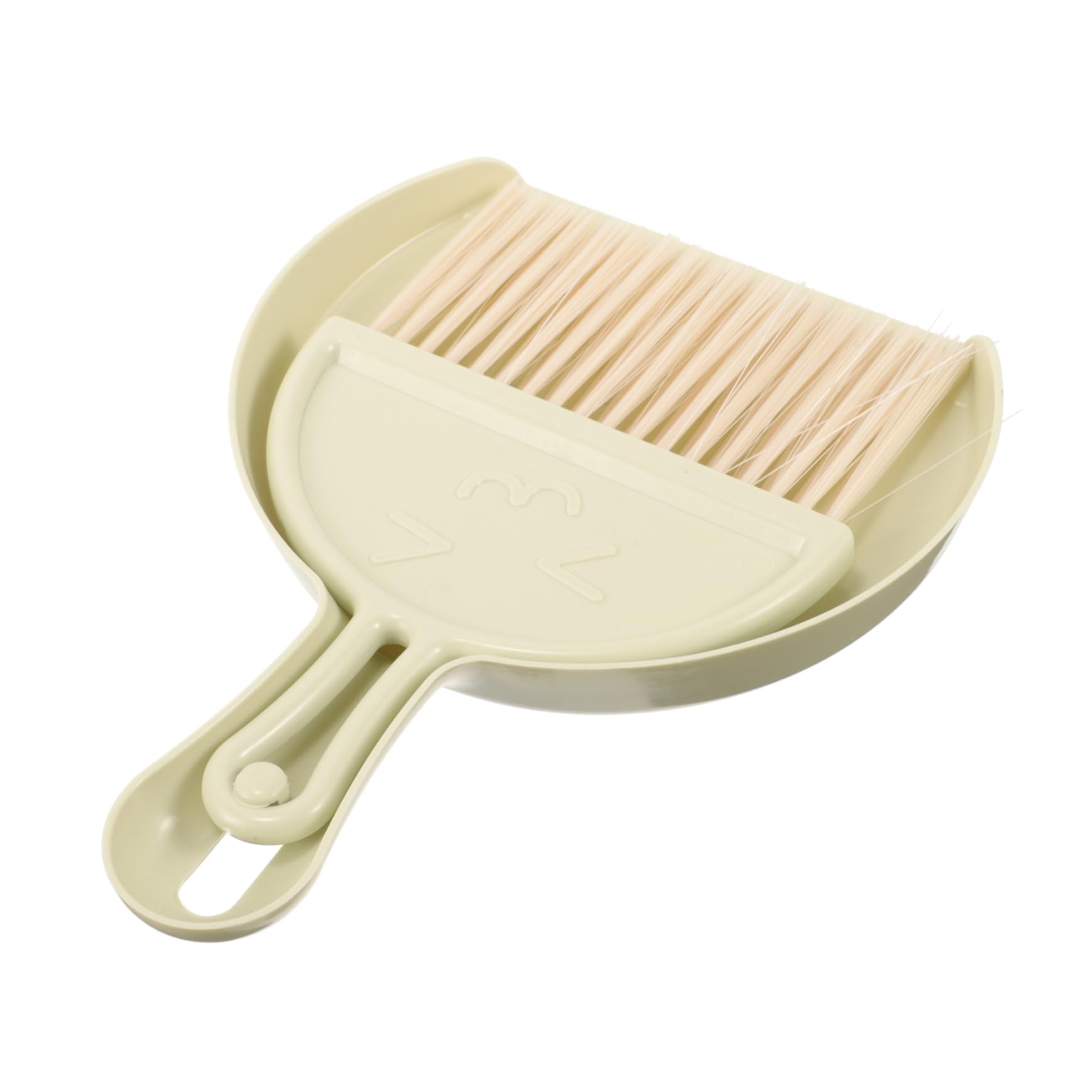 FUNOMOCYA 1 Set Mini Broom and Dustpan Set Cleaning Brushes Desktop Sweeper Dustpan Set for Computer Keyboard