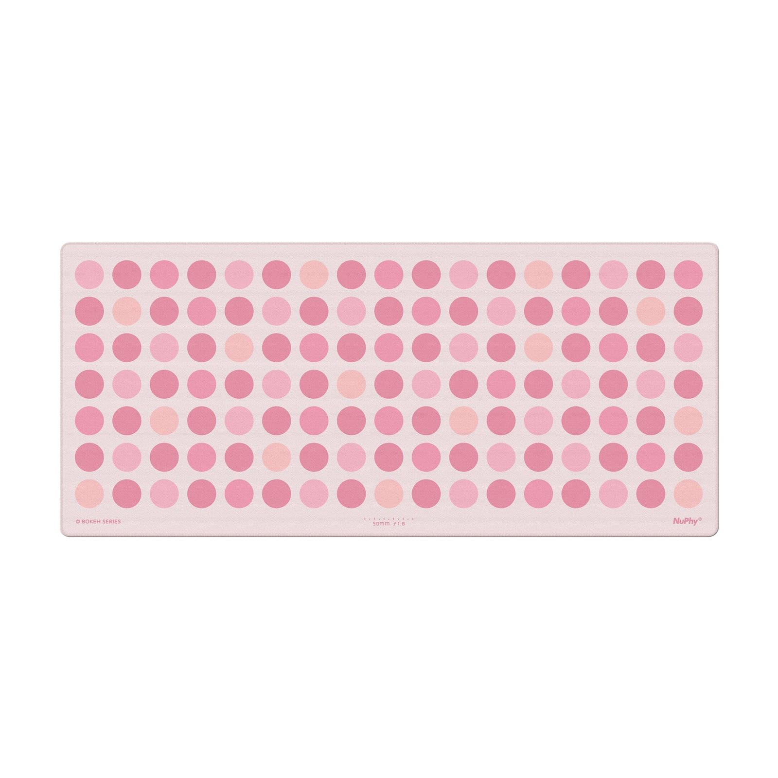 Nuphy Bokeh Desk Pad Protector, tappetino per ufficio, tappetino per mouse grande, antiscivolo, tappetino per laptop, tappetino da gioco per ufficio e casa (900x400 mm - Inca Rose)