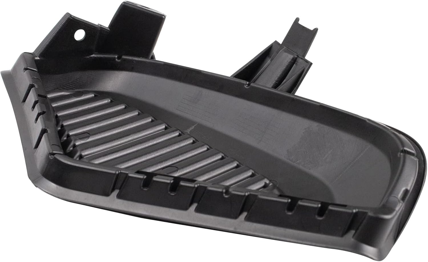 TRQ Front Right Fog Light Hole Cover Black Passenger Side Compatible with 2019-2023 Toyota RAV4 TO1039225
