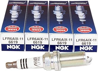 6619 Iridium Spark Plugs LFR6AIX-11 (4 Pack)