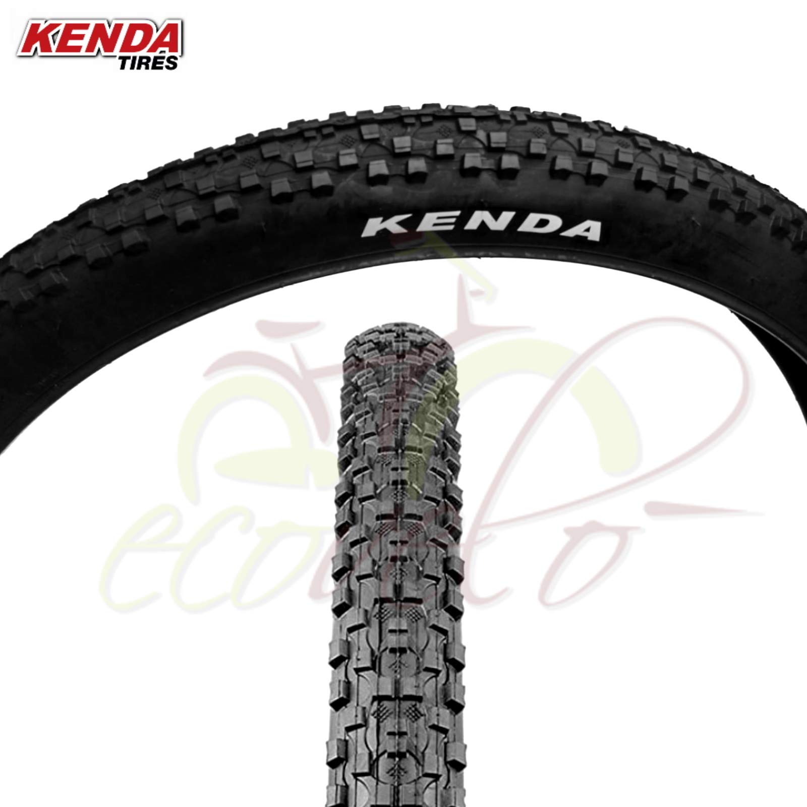 2 COPERTONI KENDA 27.5 X 2.10 (52-584) + 2 CAMERE PNEUMATICI TASSELLATI MTB BICI BICICLETTA MOUNTAIN BIKE
