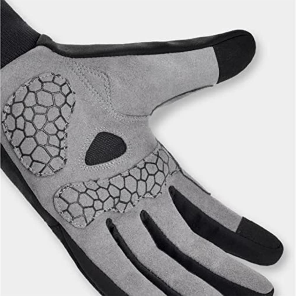 Guanti da Ciclismo Guanti da Ciclismo con Dita Lunghe Sport all'Aria Aperta Escursionismo Guanti da Ciclismo da Uomo Guanti da Bici (Blue : Black, Size : XL)