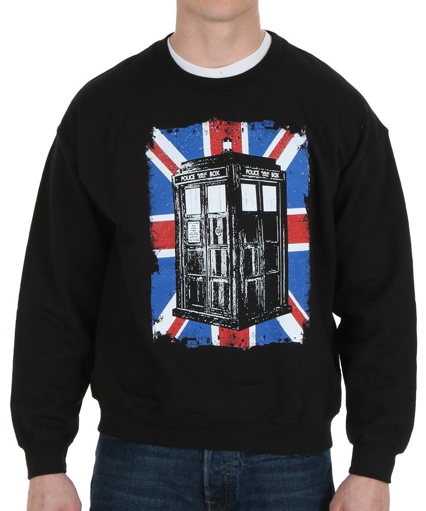 Doctor Who Union Jack Tardis Sweatshirt