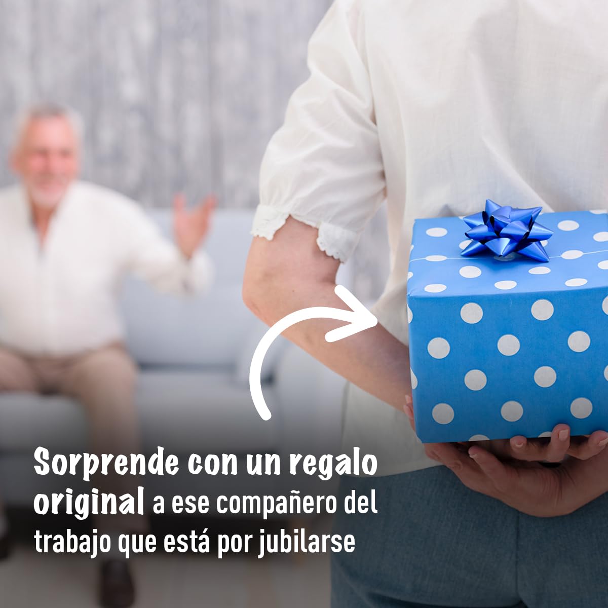 Caja Sorpresa Jubilación Regalos Originales Kit Caramelos Broma Banda 400 gr Fabricada España