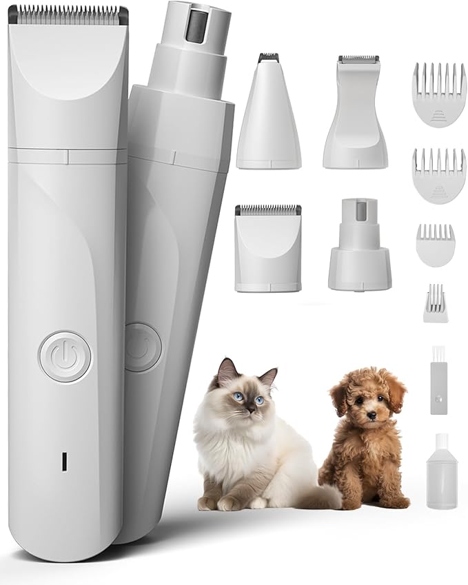 JOTUT Small Dog Electric Clippers for Grooming Cordless Low
