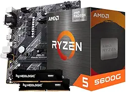 KIT UPGRADE AMD RYZEN 5 5600G, PLACA MAE A520M, 16GB DDR4, NEOLOGIC - NLI84110