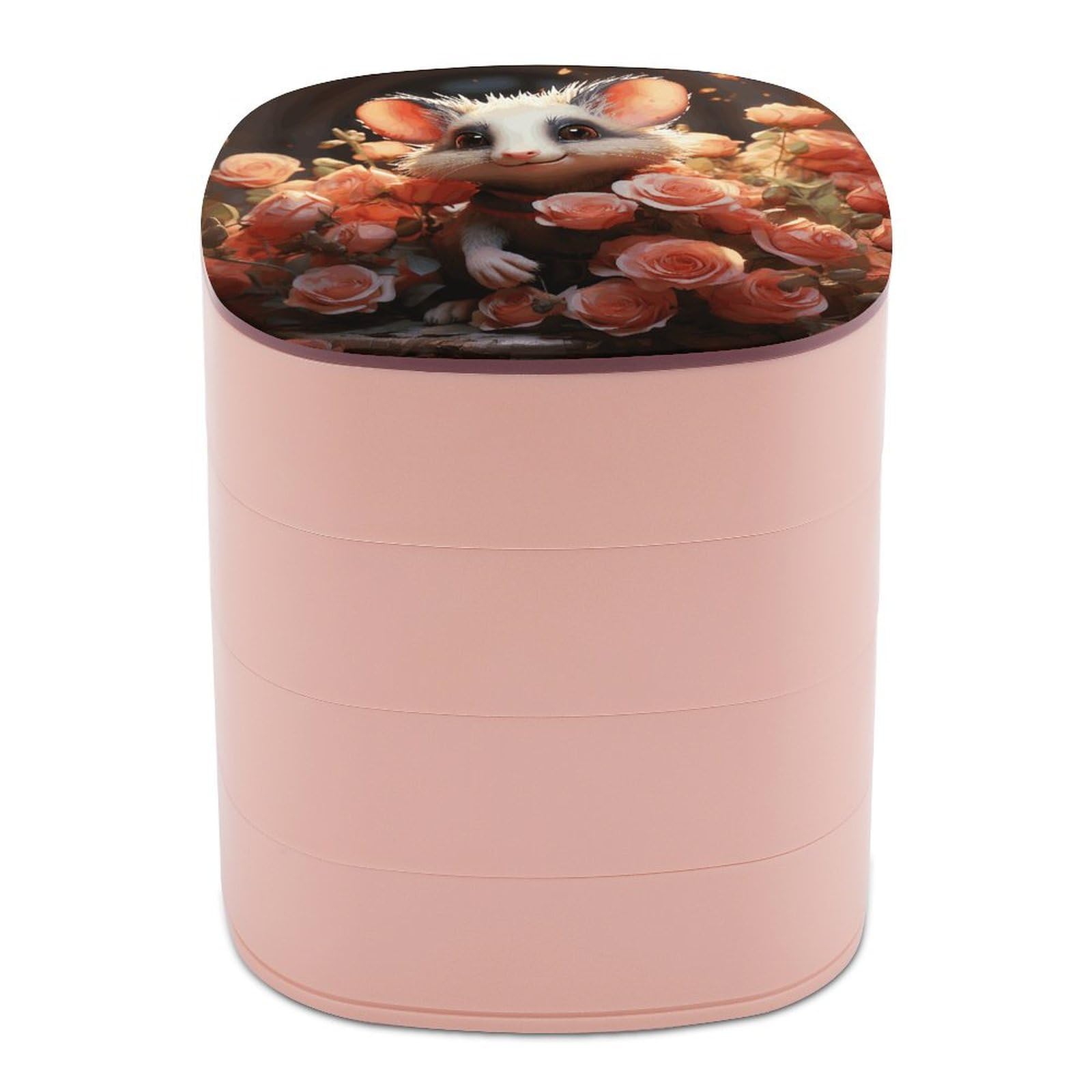 Boîte à bijoux anti-poussière opossum pour ne plus jamais emmêler vos longs colliers