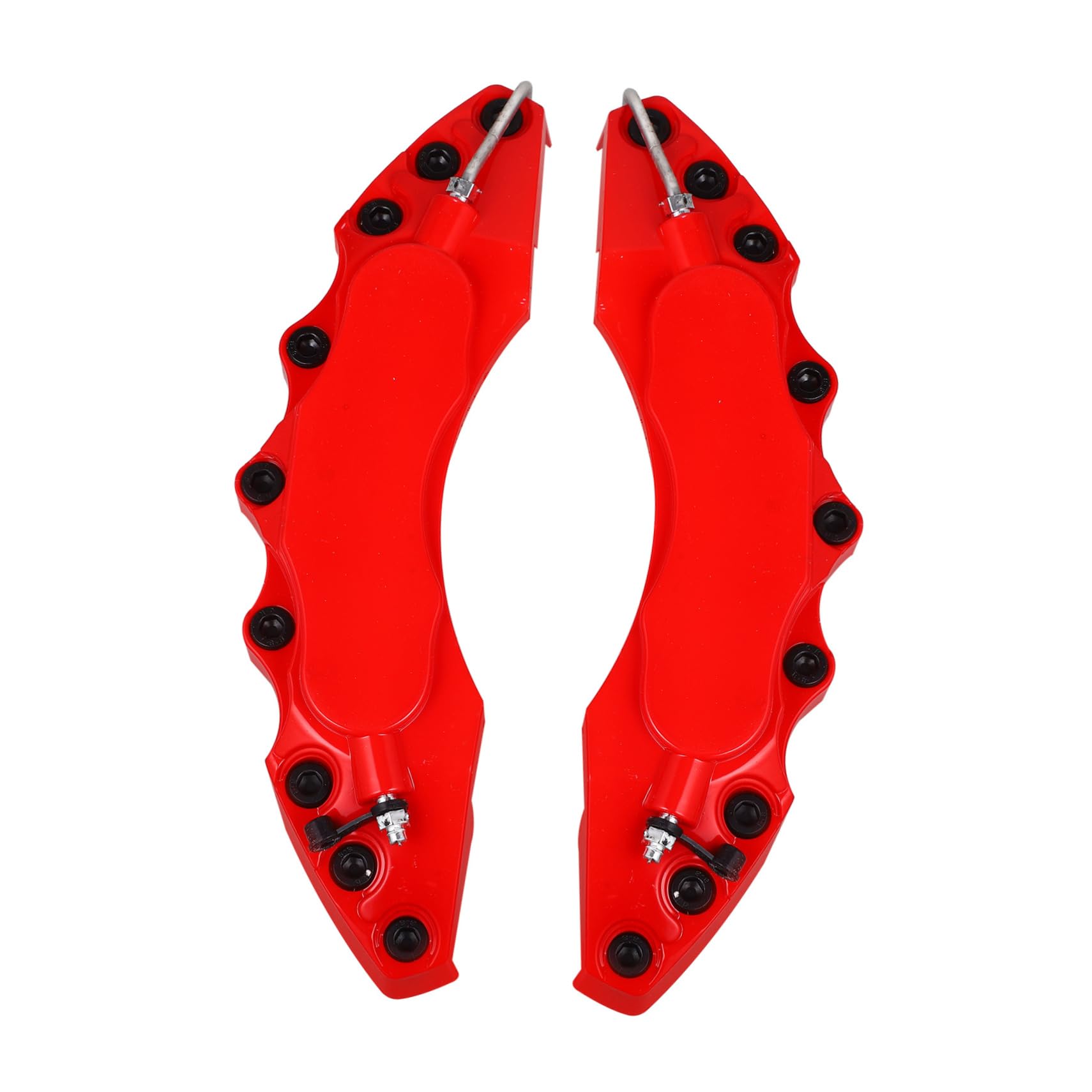 Copripinza Freno Auto 1 Paio ABS Rosso per Decorazione