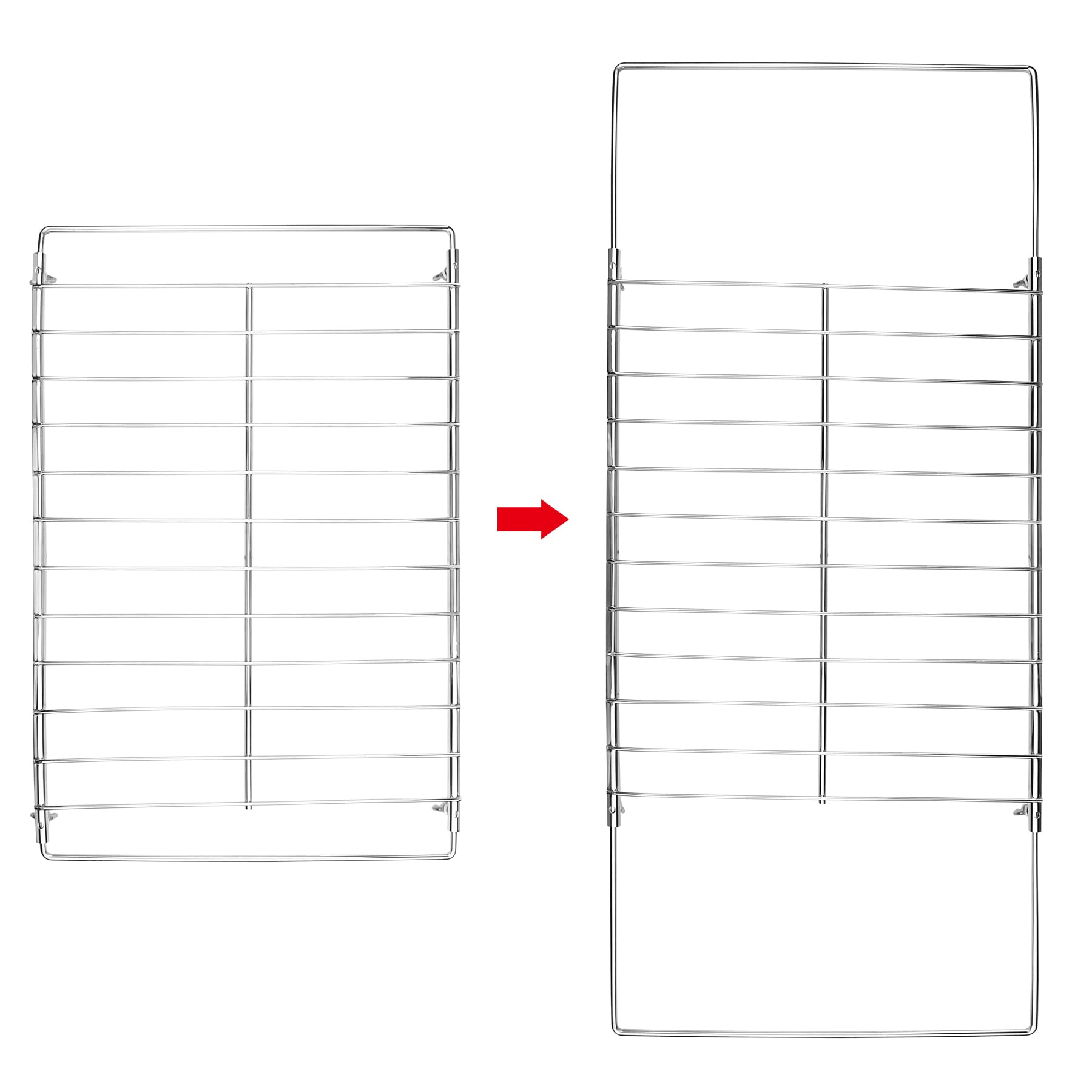 Amazon.com: Evecad Universal Adjustable Wire Oven Rack, Extendable