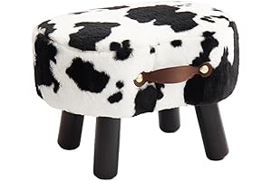 Charming Animal Footstool: A Plushy and Practical Accent for Your Abode