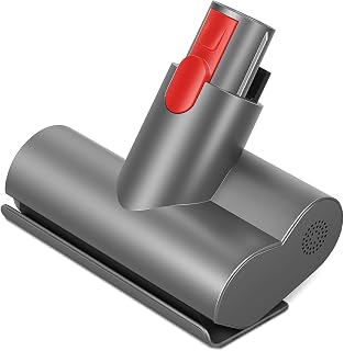Mini Cepillo Motorizado para Dyson V15 V11 V10 V8 V7 Mini Escoba Accesorios para Limpieza de Colchon Cama Tapete Tapiceria Escadas Mini Boquilla Turbina Recambio para Automóvel e Escaleras