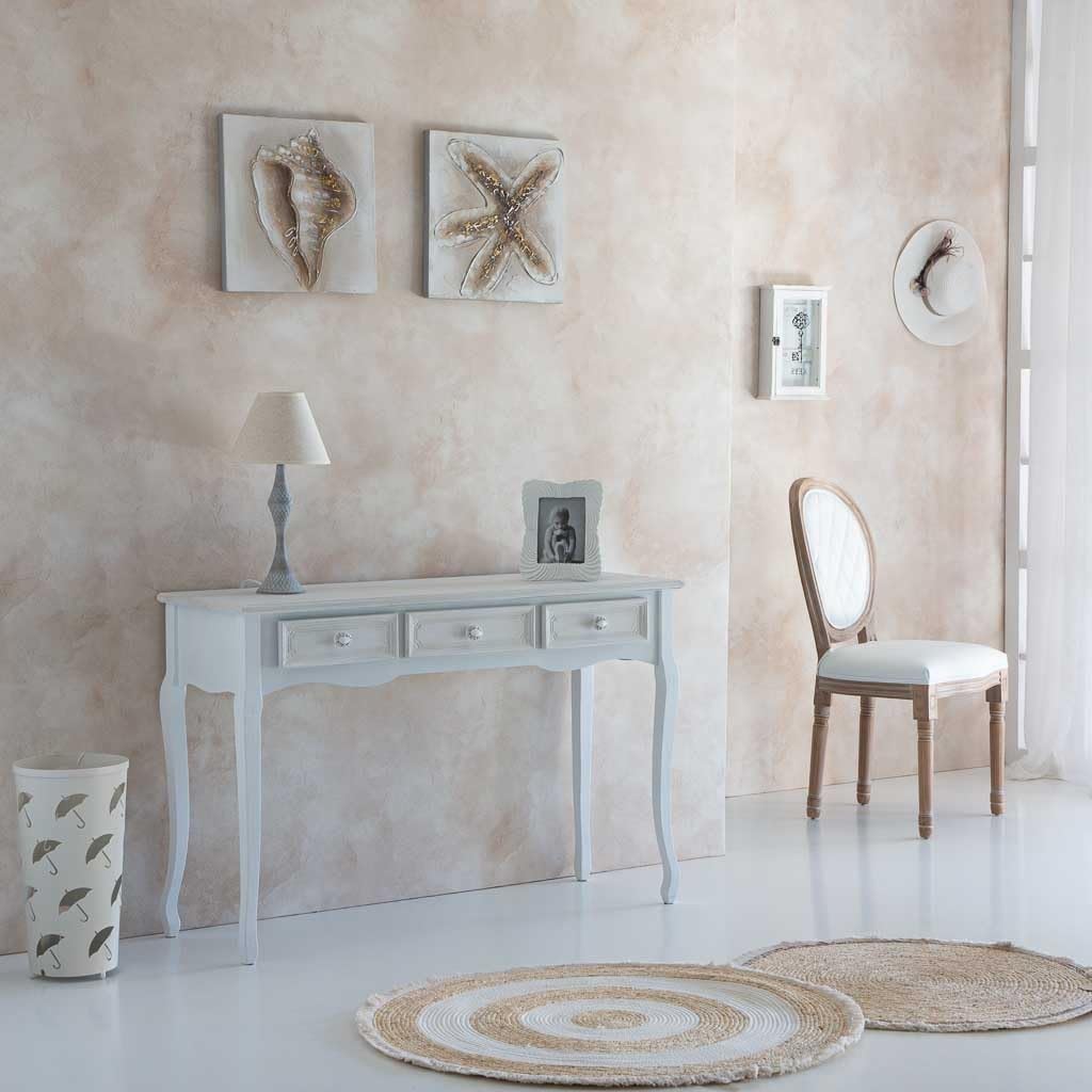 WANDERLUST DECO Alfombra Fibra Natural Tejido artesanal Marrón d100x1