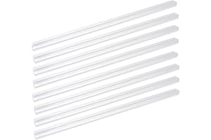 8 PCS Clear Vinyl Chair Rail Protector