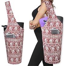 Yoga Mat Bag - Long Tote with Pockets - Holds More Accessories - Fits Most Mats