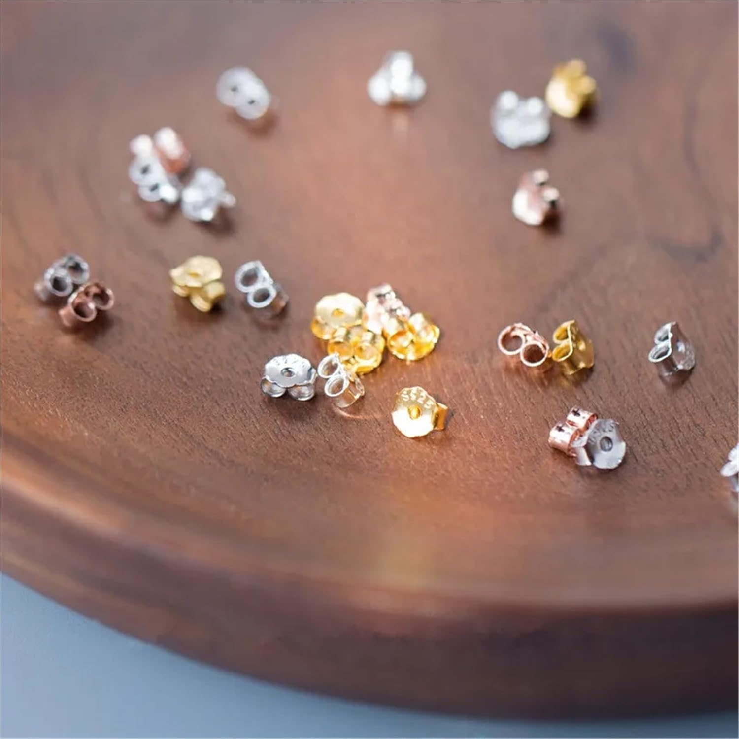 10 PCS Silver Earring Backs Clasp Stopper Fit Stud