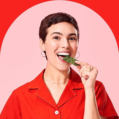 Miniatura 8 de gimMe - Chili Lime - 12 unidades de tamaño compartido - Hojas de algas tostadas orgánicas - Keto, vegano, sin gluten - Gran fuente de yodo y Omega 3
