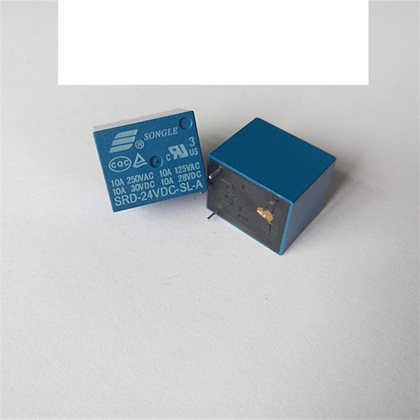 QEFHSVVZE 5PCS SRD-05V 12V 24V 48VDC-SL-A PCB Type 250V 10A 4Pin Power Relay (SRD-12VDC-SL-A(4Pin))