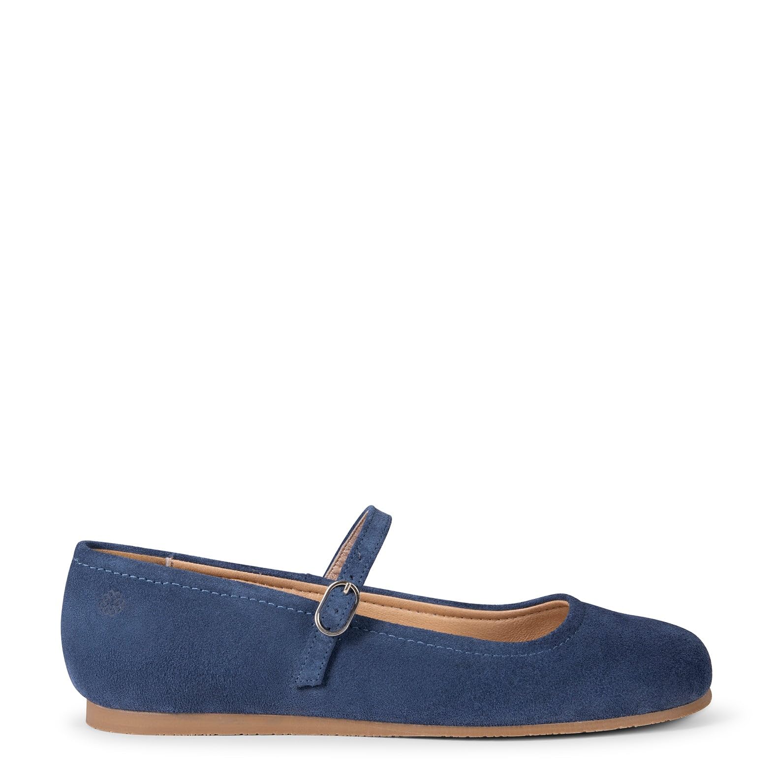 miMaO. Merceditas de Horma Ancha para Mujer con Plantilla de Piel. Zapatos Planos de Piel Fabricados en España