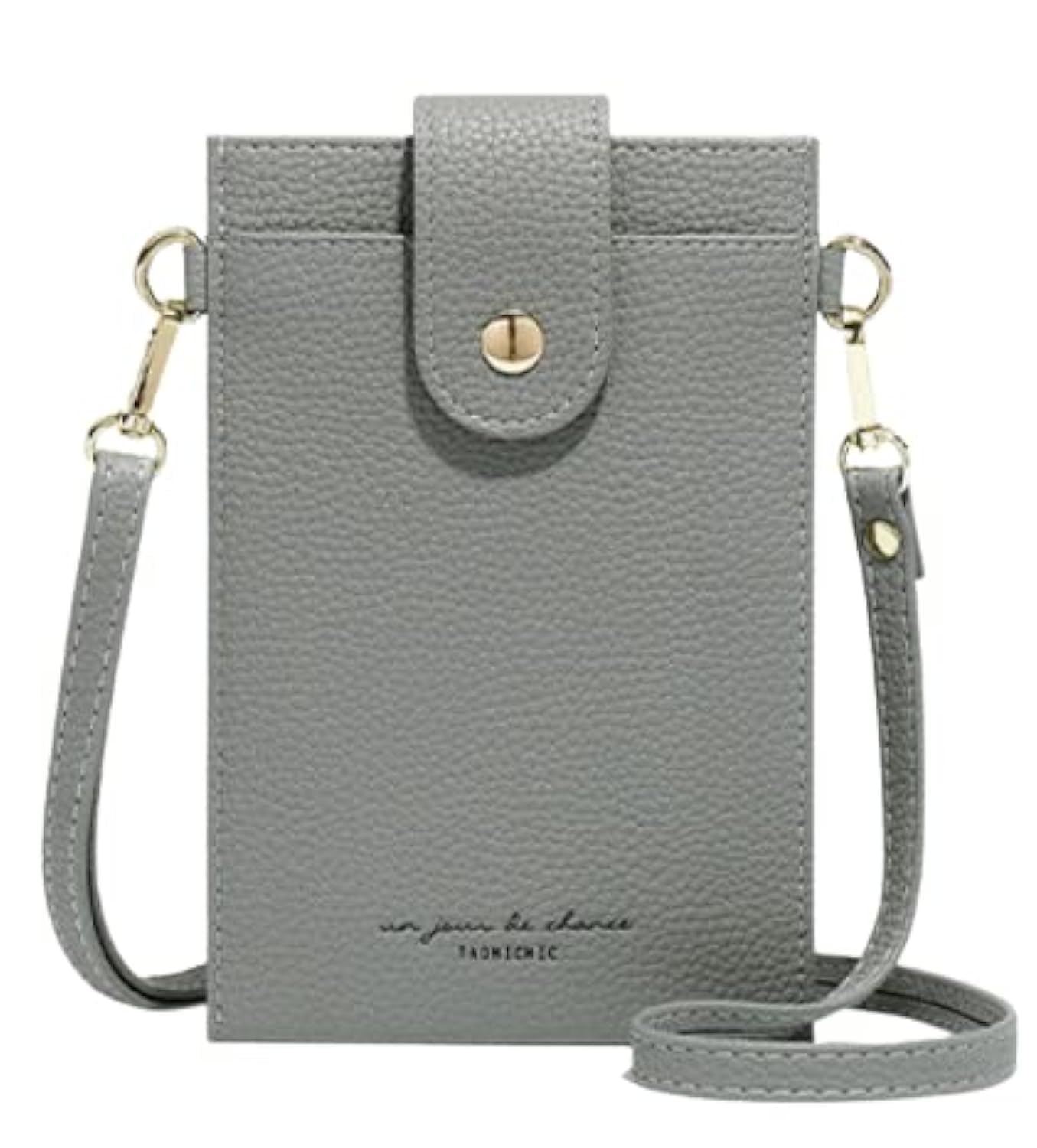 Small Cellphone Crossbody Bag Cell Phone Purse Wallet with Credit Card Slots for Women, Small Light Leather Shoulder Purse Handbag, Card Wallet Lanyard Case Girls Pouch