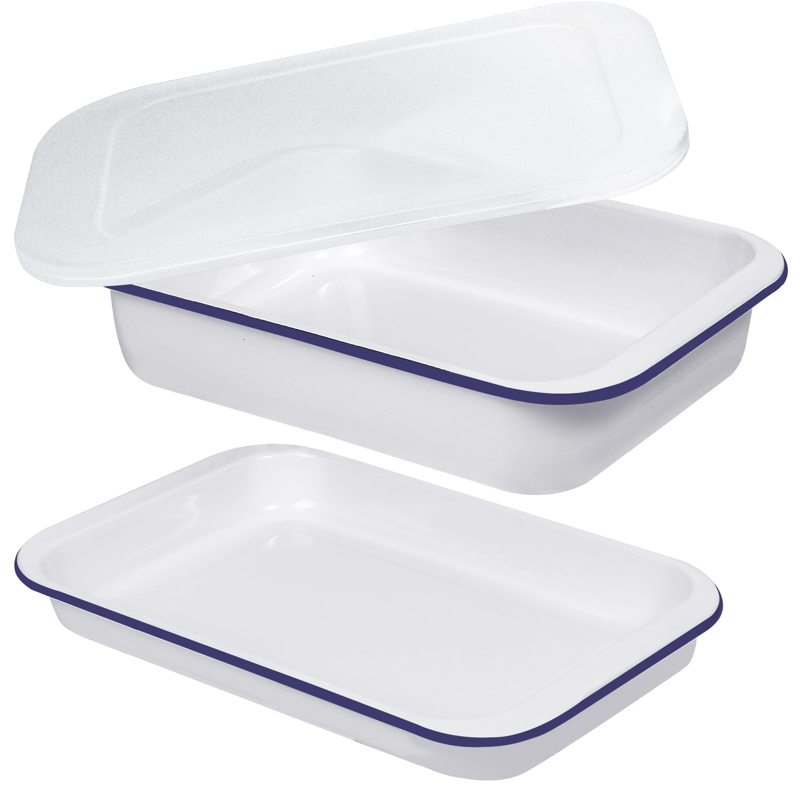 Webake Enamel Roasting Pan - 9x13 Baking Dish -10