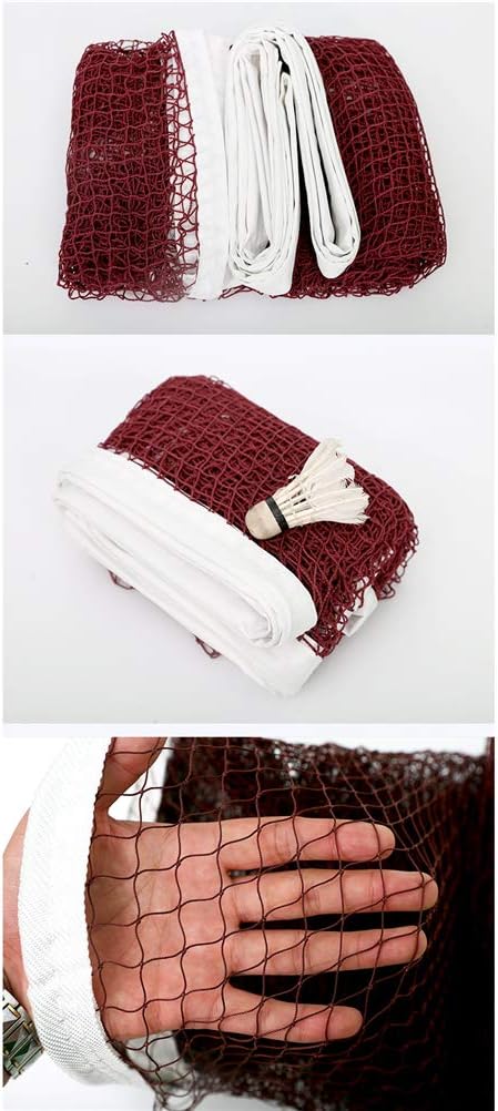 Badminton Exercise String Net for Volleyball Outdoor Sport Training Standard Tennis Net (6.1X0.76M)