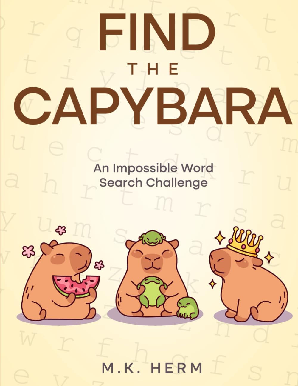 Find the Capybara: An Impossible Word Search Challenge