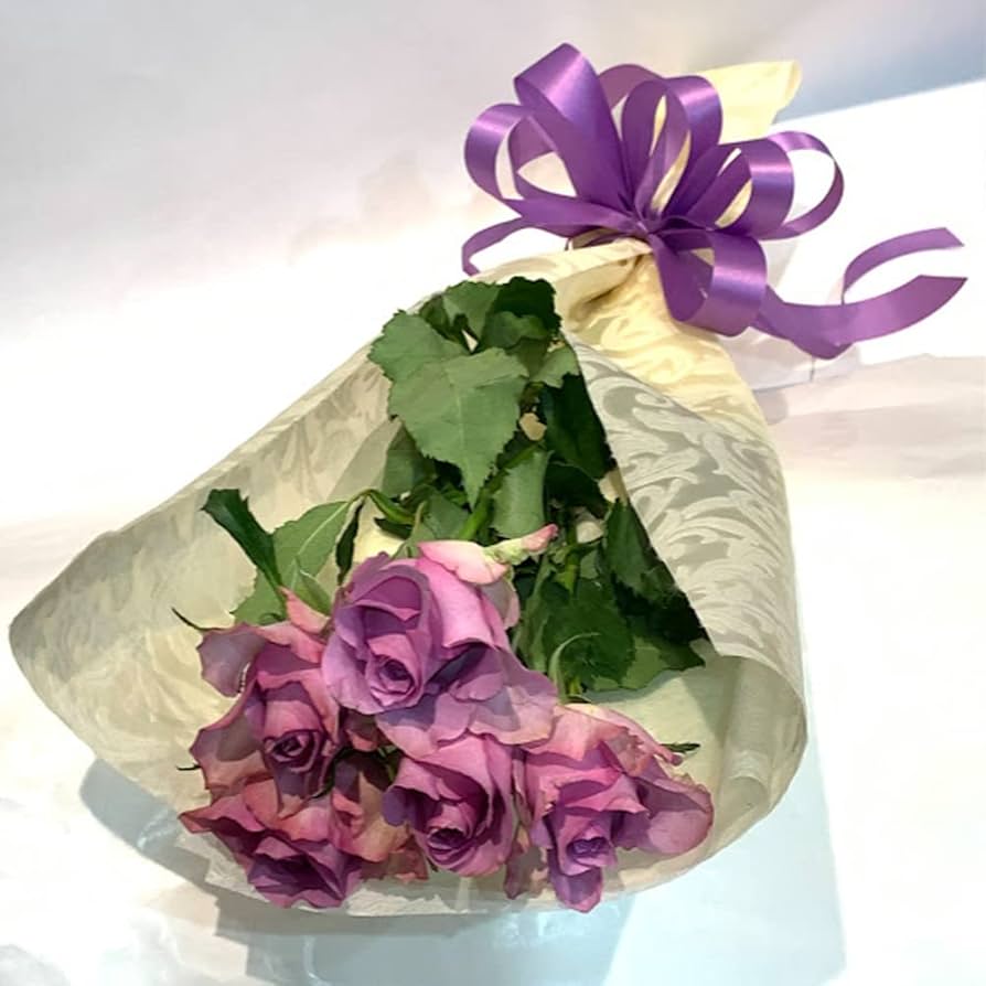 バラの花束　花 5本　葉2本 バラの花束 花 5本 葉2本 バラの花束 花 5本 葉