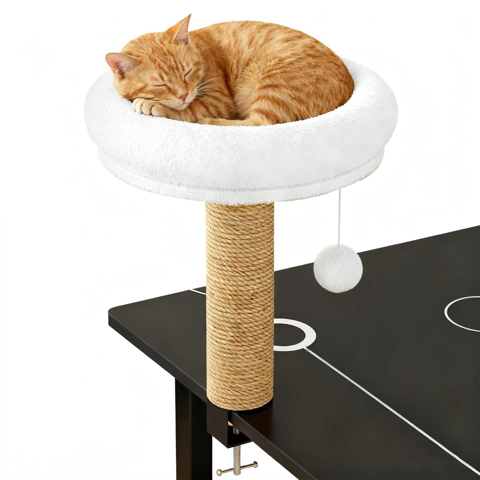 Lit pour chat pivotant à 360° résistant aux rayures - Hamac pour