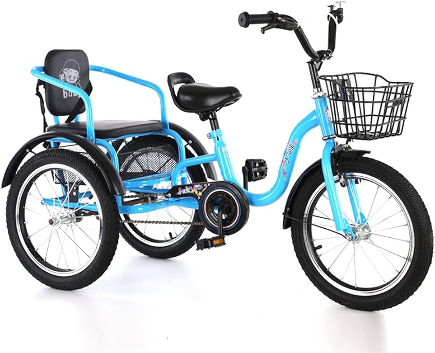 Amazon.co.jp: 子供用シングルスピード三輪車 3～12歳向け、 16 インチ