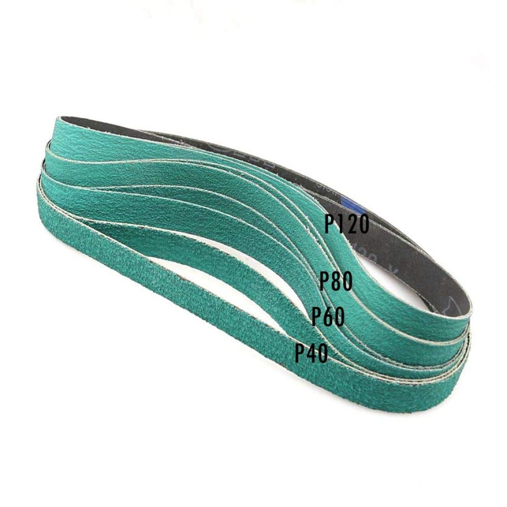 20 Schleifbänder 25 x 762mm Korn P180 Schleifband Gewebebänder