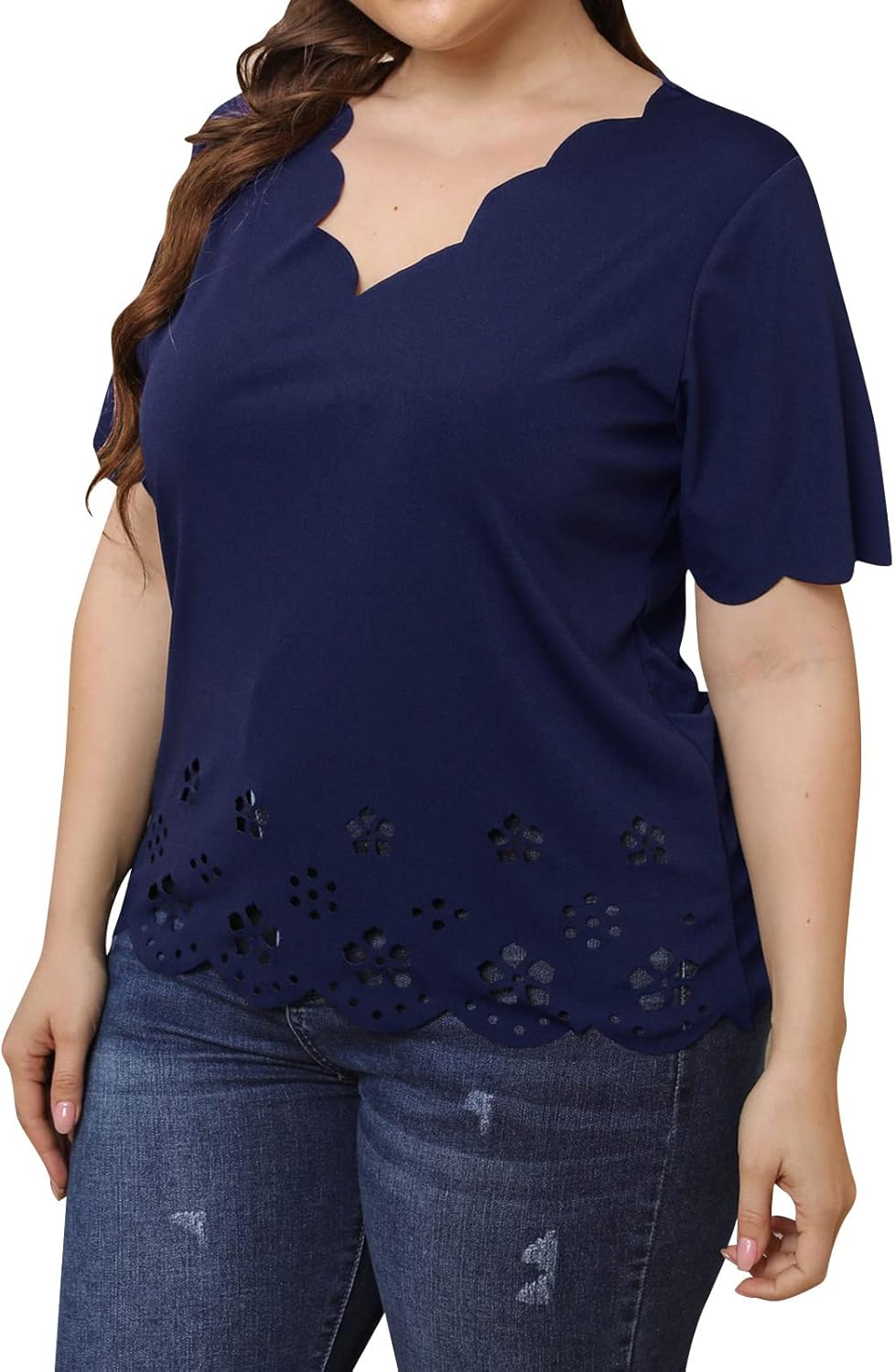 Camisetas de entrenamiento de talla grande para mujer, estilo casual, sexy, cuello redondo, bolsillo, holgadas, con estampado de leopardo, camisetas